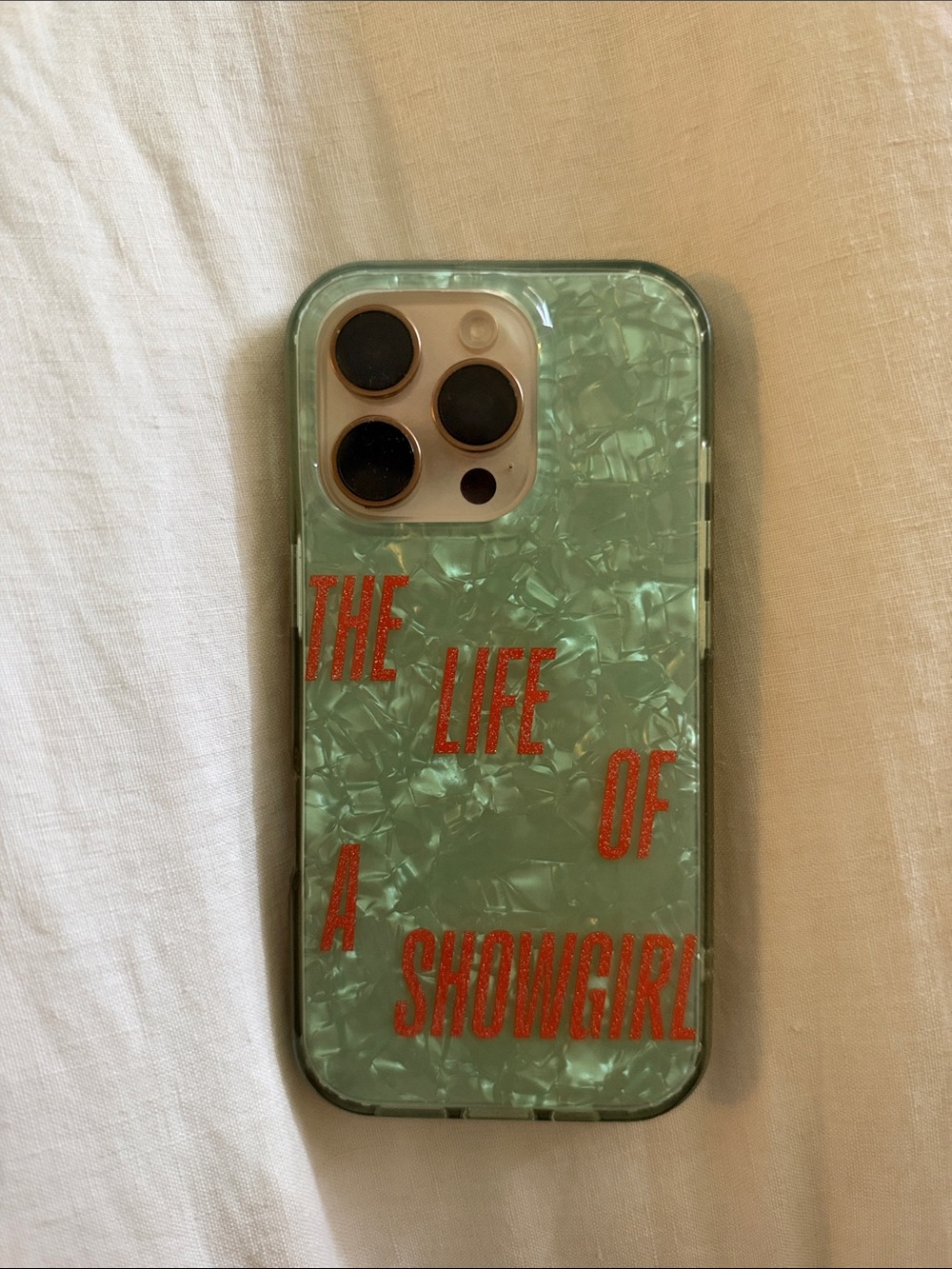 ‘The Life of a Showgirl’ phone Case Taylor Swift Official iPhone 16 pro